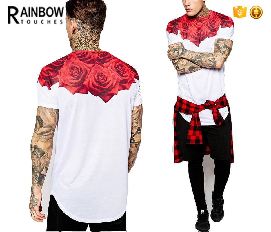 men rose shirt
