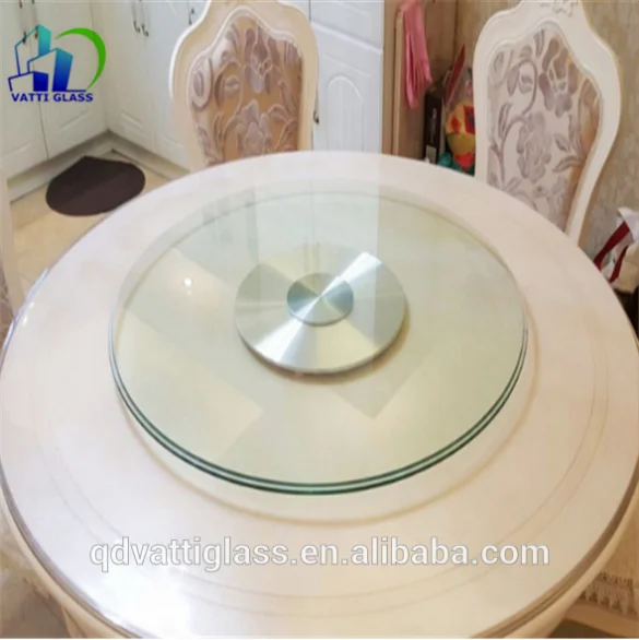 Стеклянная Поворотная тарелка столик для отеля ресторана