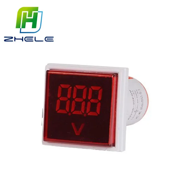Taidacent Red 0-200V Measurement Range 4.5-30V Power Supply Volt Meter Mini Digital DC Voltmeter Display Three Wire Voltmeter