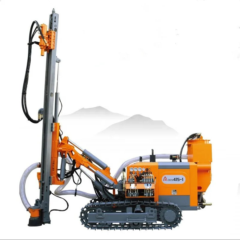 Rock Blasting Explosion Dth Hammer Rock Drilling Rig