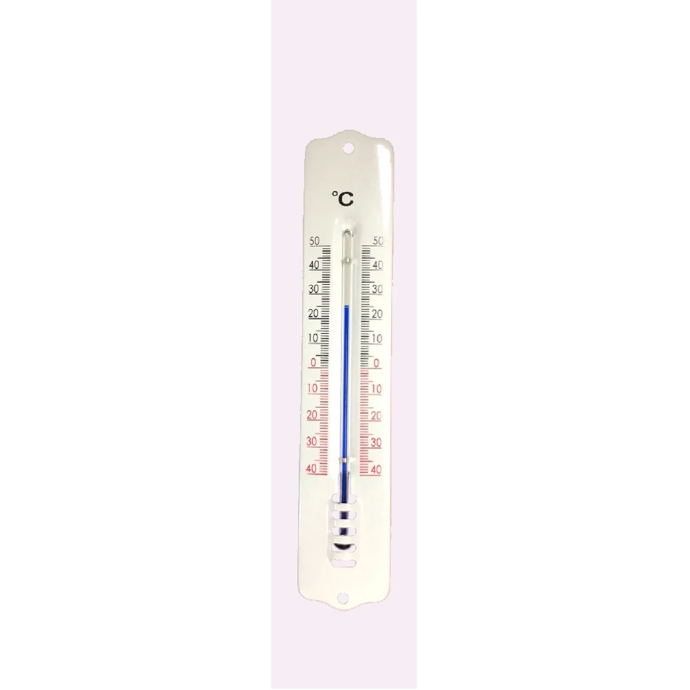 A Large Wall-mounted Mercury Temperature Gauge Stock Image - Image of heat,  meteorology: 59464323