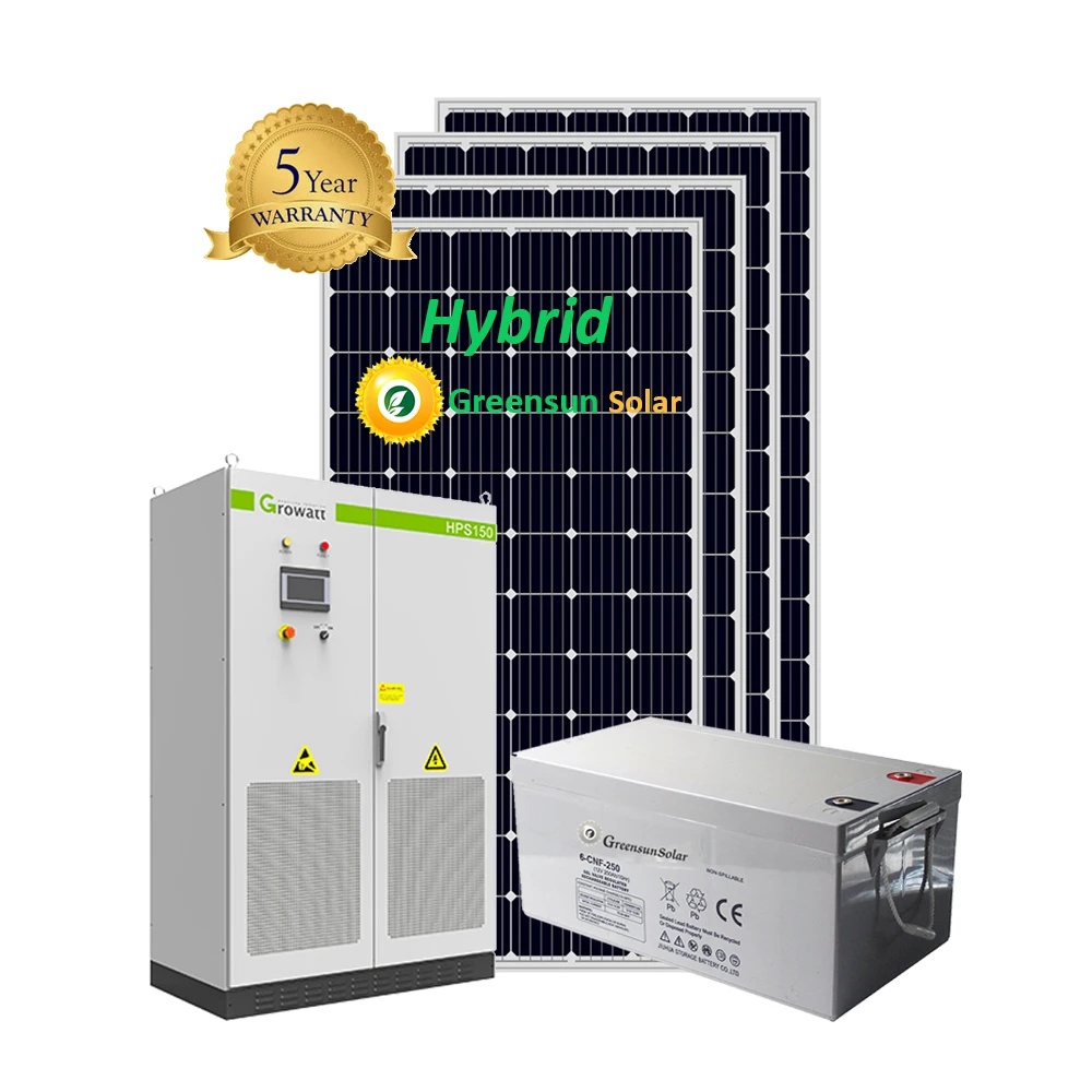 Hybrid Solar Power Generating Systems 30kw 40kw 50kw off grid storage system