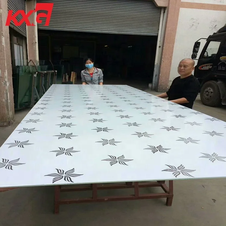Custom Made Good Quality Digital Printing Tempered Glass for Door Art Glass