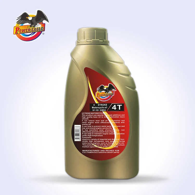 Powereagle Synthetic Motorcycle Oil 4t Engine Oil for 4 Stroke Fully Synthetic Motorcycle  Engine Oil 10w40