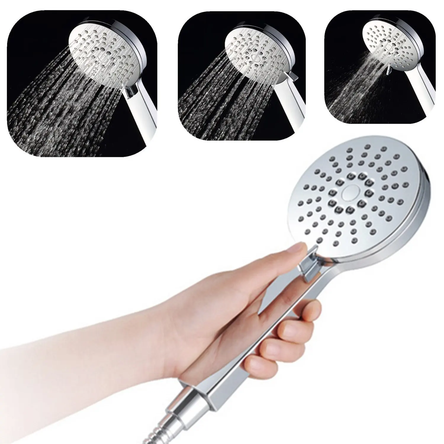 Himark Abs Plastic Shower Part Douchette Showerhead Handshower Handheld ...