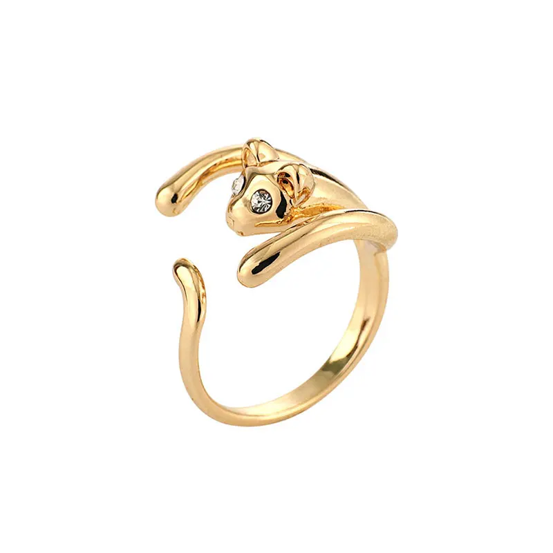 gold animal ring