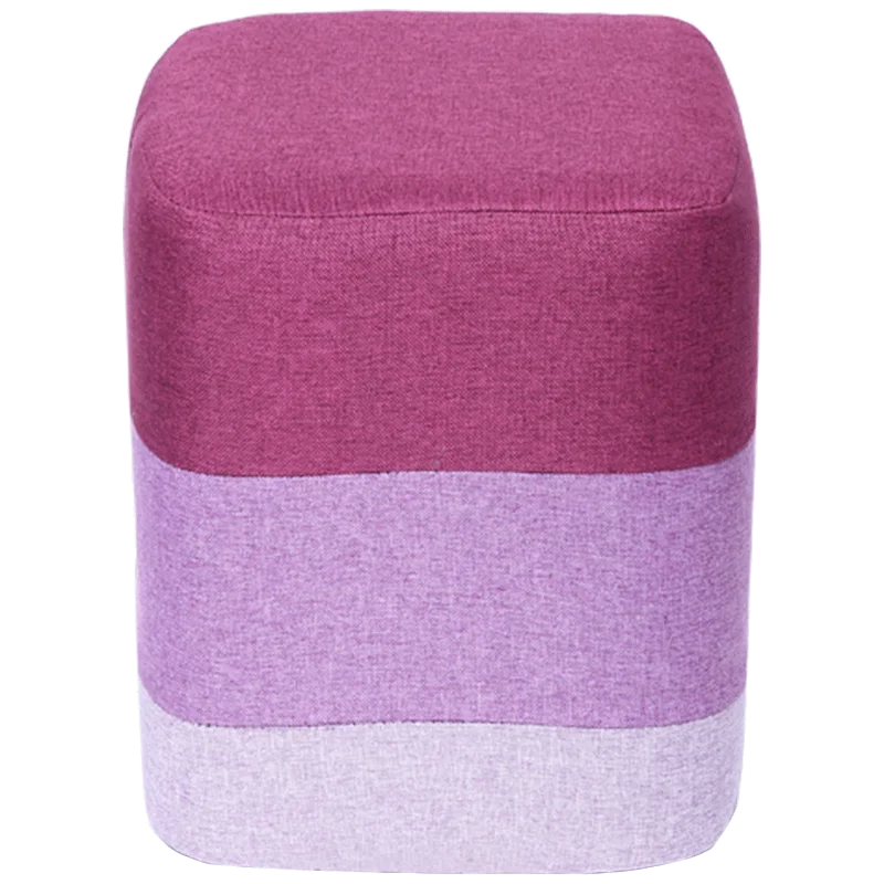 Лидер продаж, ножная табуретка из натуральной льняной ткани для гостиной