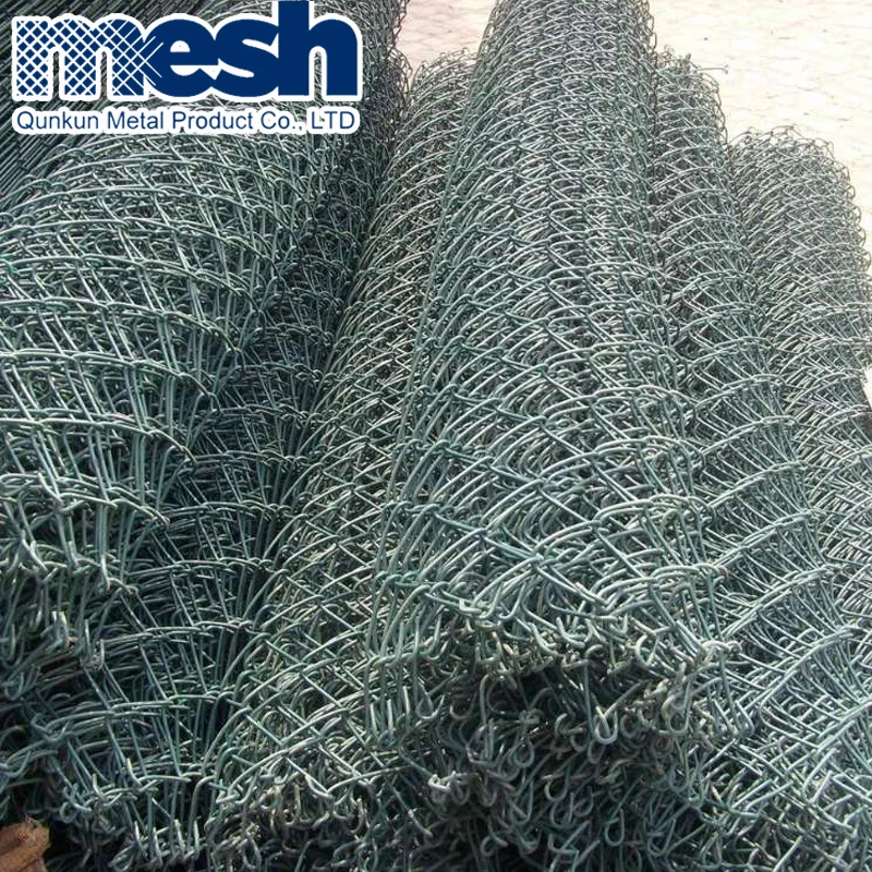 Manual Operated Black Chain Link Wire Mesh Fence Making Hot Dipped Galvanized Pvc Coated Chain Link Fence