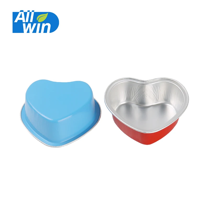 heart shaped disposable cake pans