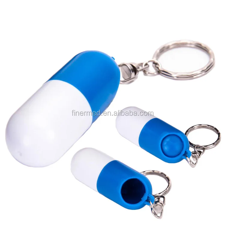 Capsule Shaped Keychain Pill Box Buy Keychain Pill Box,Pill Box
