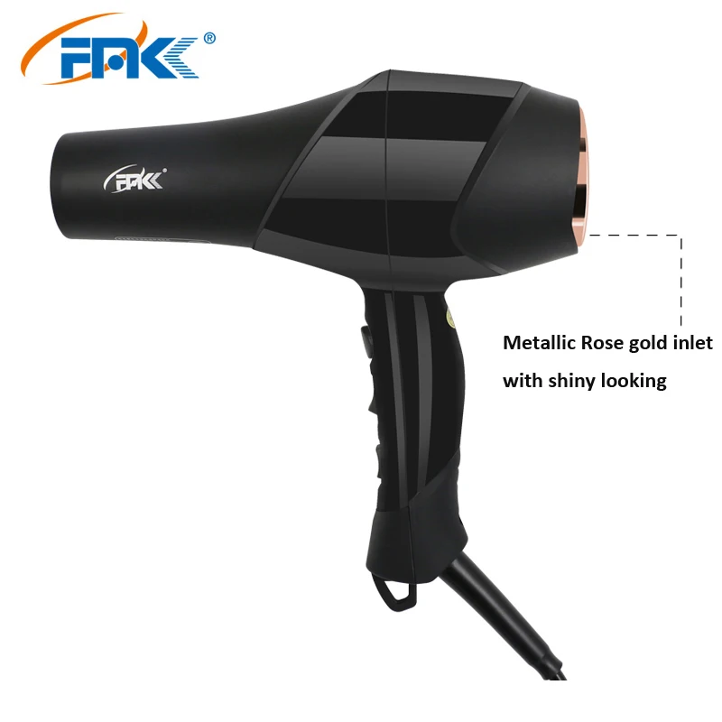 
Новейший профессиональный долгий срок службы AC Motor Salon ионный фен для волос с керамической технологией и функцией прохладного воздуха 
