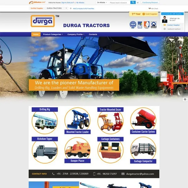 Лучший/привлекательный дизайн и разработка домашней страницы Alibaba для