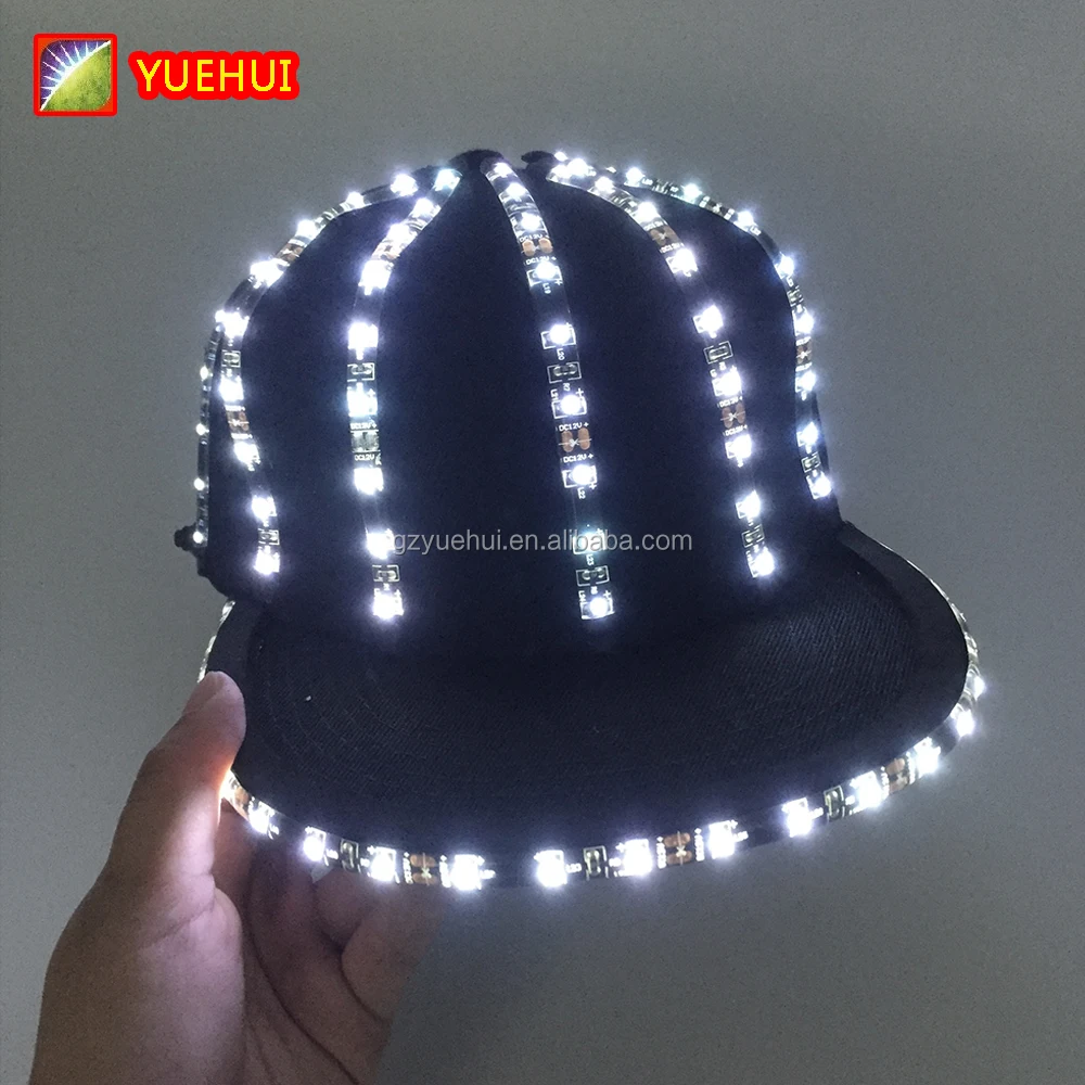 
Поставка из Китая, 12V Высокая яркость Led неоновый шляпа партия Mardi Gras, для вечеринки, украшения шляпа ночных вечеринок танцевальные крышка со светодиодом 