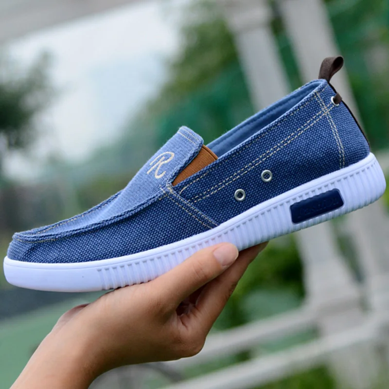 Оптовая Продажа Модные уличные ребята обувь; Тканевая прогулочная обувь для мужчин