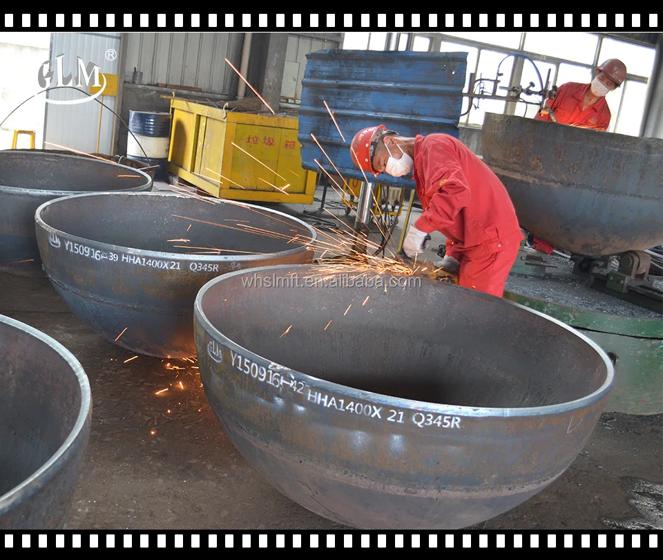 Large Size Metal End Cap, Elliptical Head for tank
