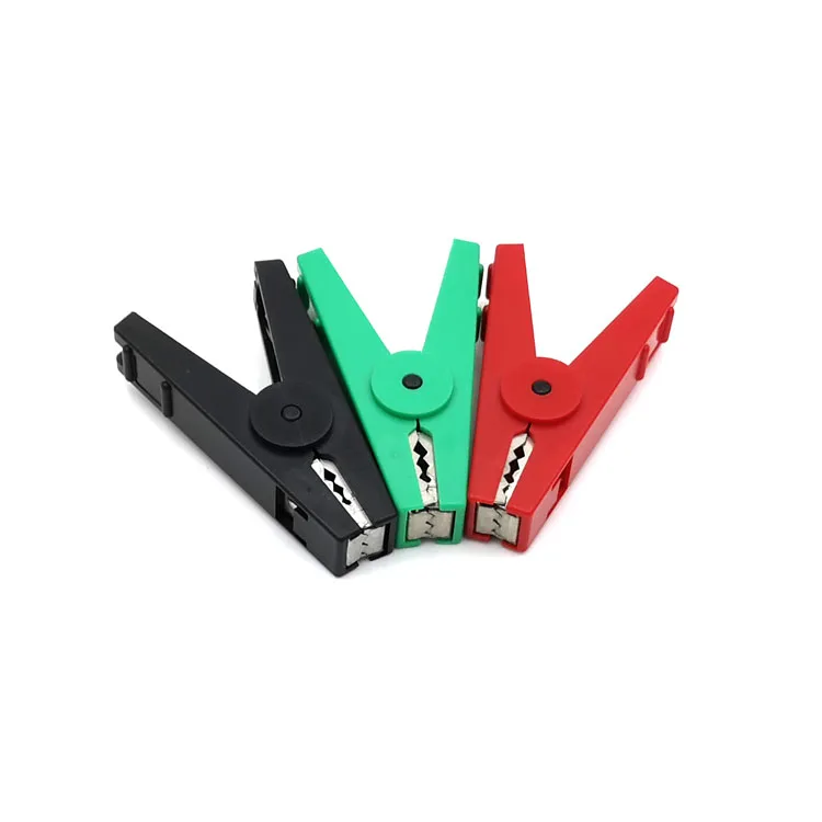 Sizes Plastic Alligator Clip With Protective Vinyl Insulator for Electronic Instrument Battery Clip