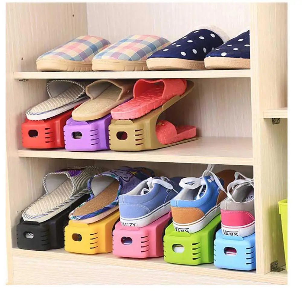 De Zapatos De Doble Capa,Estante De Plástico Ajustable Para Zapatos Niños Con Estante Ecológico,Venta Al Por Mayor - Buy Shoe Rack Product on Alibaba.com