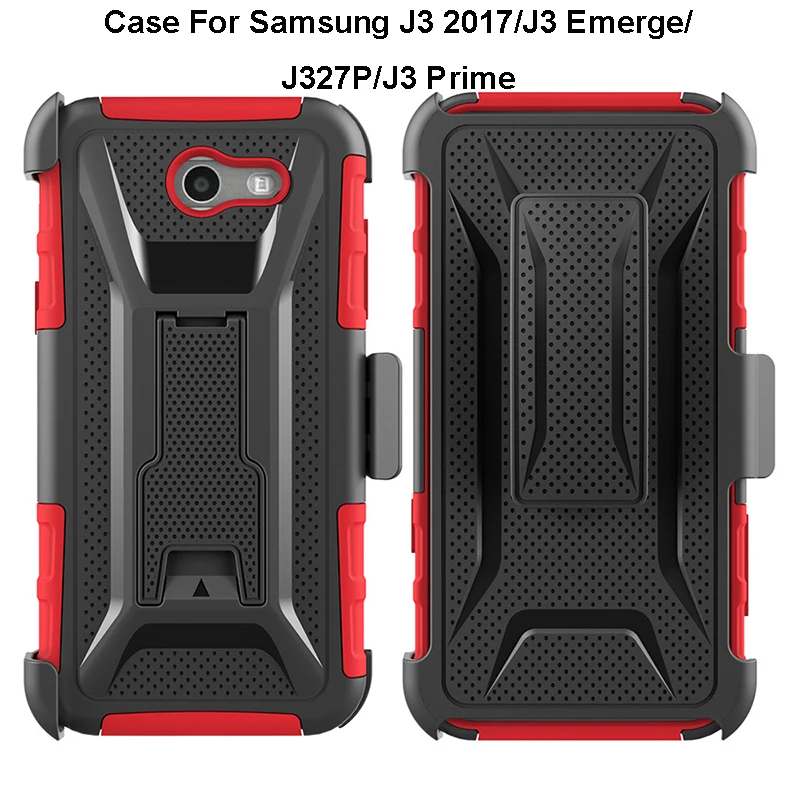 For Samsung Galaxy J3 17 J3 Emerge J327p J3 Prime Case Cover Mobile Phone Cases For Samsung J3 Hybrid Belt Clip Rugger Cases Buy Back Cover Case For Samsung I62 Cover Case For Samsung Galaxy