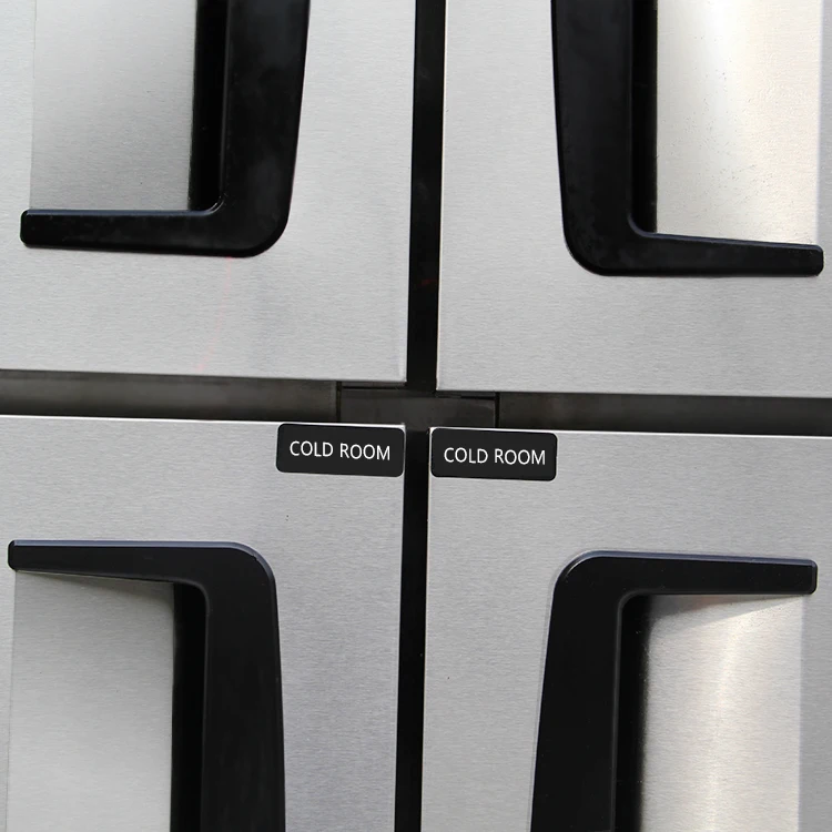 
 Профессиональный вертикальный кухонный холодильник с 6 дверцами  