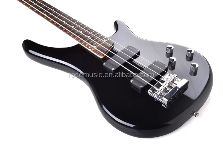 Linden Wood Acoustic Electric Bass Guitar With Maple Neck