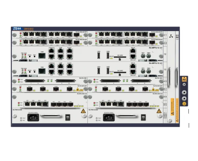 ZTE ZXR10 6812 Series Router - 12 Line Card Slots for