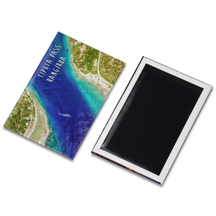 Новозеландская оптовая продажа 65*65 мм Оловянная 2024 Мир Город 3d игрушка холодильник туристический магнит сувенир