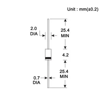 Jual Dioda 1N5408 In5408 In 1N 5408 3A 1000V 1Kv Standard Power Diode 3A Bust4N7 Ayo Beli - Foto 3