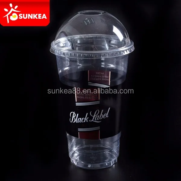 Disposable PET Plastic Juice Cups and Lids - Buy Plastic Juice Cups,  Plastic Cups, PET Plastic Cups Product on Food Packaging - Shanghai SUNKEA  Packaging Co., Ltd.