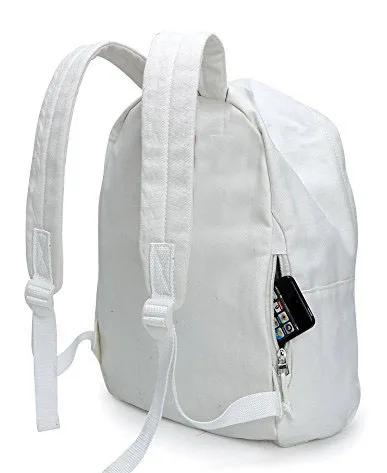 Wholesale White Canvas Backpacks for Women - Fashionable