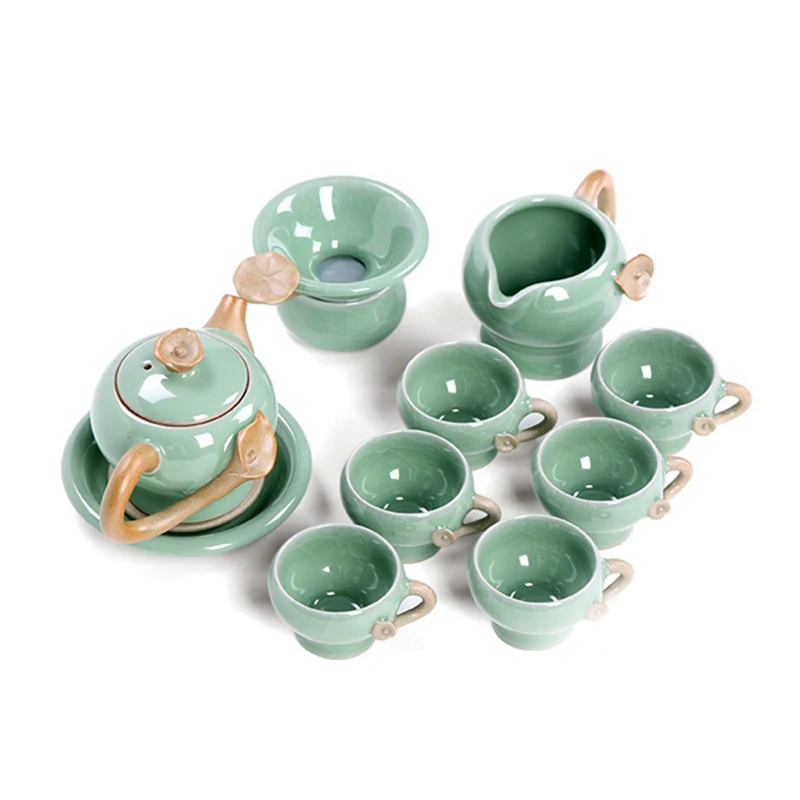 dood complicaties shuttle High Quality Traditional China Green Ceramic 13pcs Tea Set - Buy Tea Set,Ceramic  Tea Set,13pcs Tea Set Product on Alibaba.com