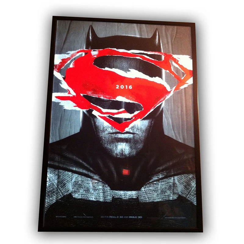27×40 Black Movie Poster Frame 0.9″ Aluminum Profile front snap display