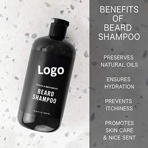 Фирменный натуральный шампунь для бороды Глубокая очистка против зуда выпадение волос предотвращение мытья и кондиционер мужчин