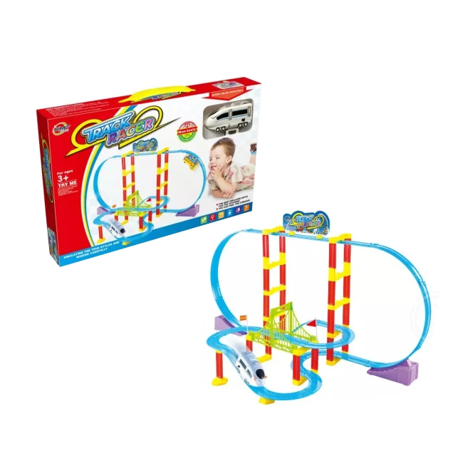 plastic roller coaster toy