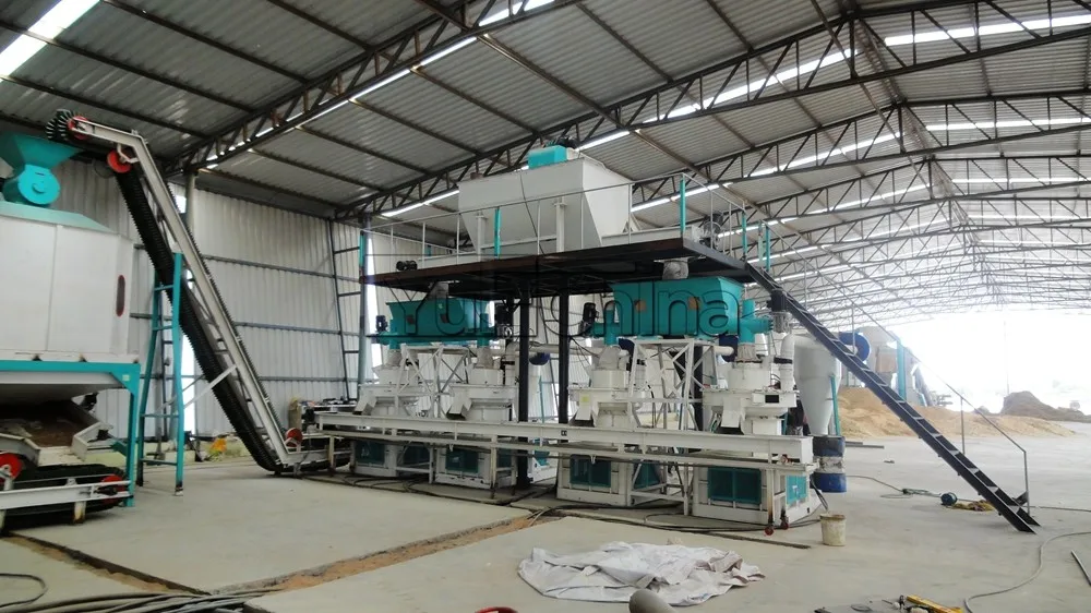 wood pellet production line