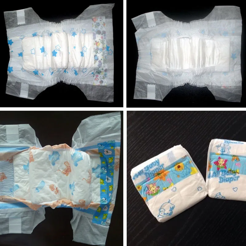 Disposable Baby Nappy Changing Machine Small Scale Diaper Making Machine for Making Baby Diaper