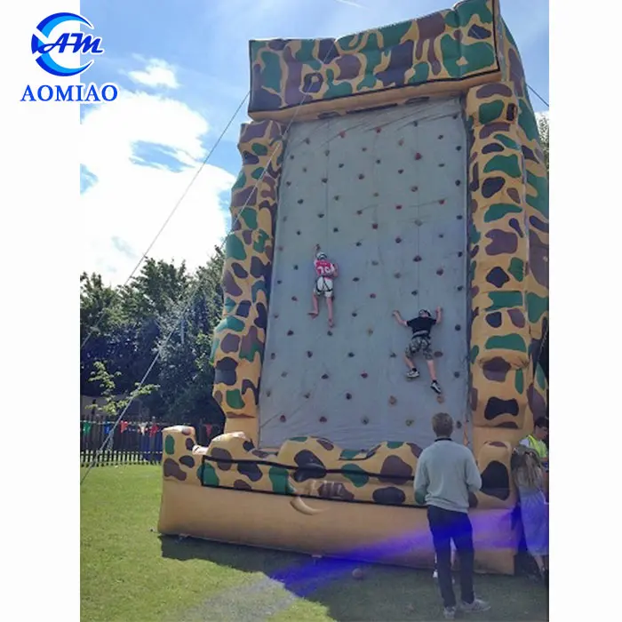 Hot Sale Amusement Backyard Rock Climbing Wall Camouflage Inflatable Mountain Climbing Walls Buy Inflatable Climbing Wall Backyard Rock Climbing Wall Kids Rock Climbing Walls Product On Alibaba Com