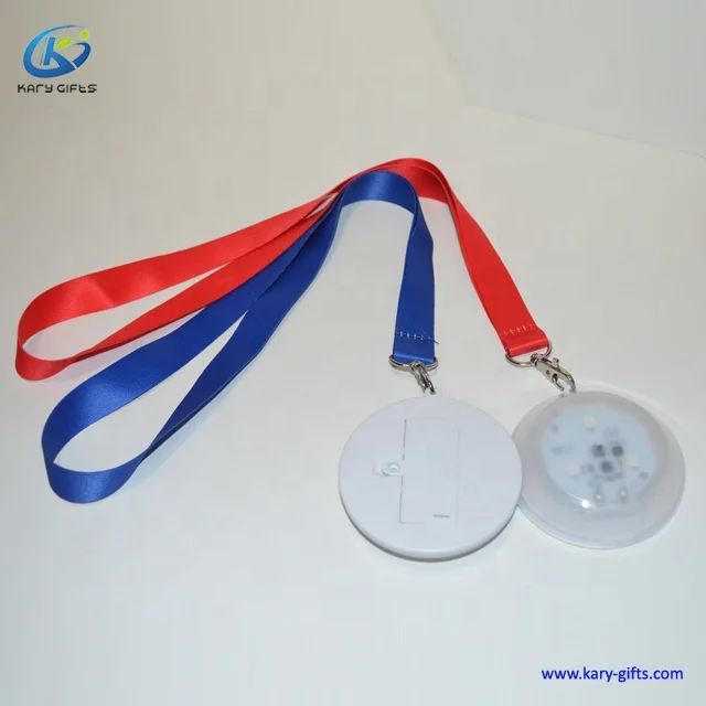 LED Glowing Flashing Necklace Timer Management Pendant Light Led Necklace