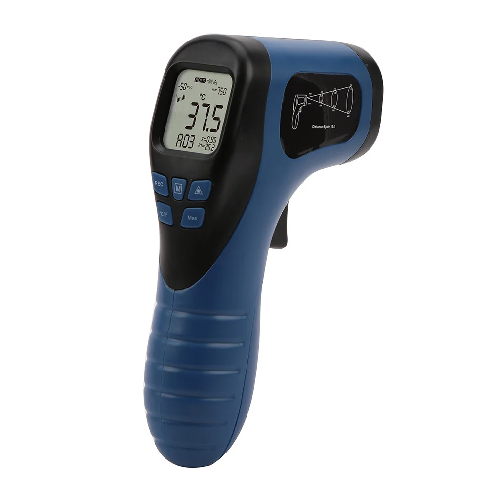 TL-IR750 Precision Digital Infrared Thermometer Gun Handheld NonContact 50-750℃