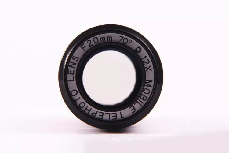 Universal 12X Optical Zoom Lens Micro Mobile Phone Lens Telescope Camera with Clip for IOS Samsung HTC Android Smartphones