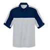Gris y azul marino