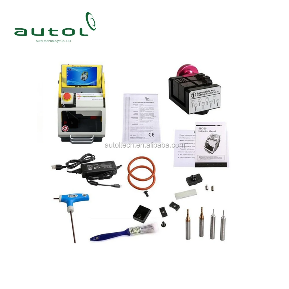 2022 BT Automatic SEC-E9z Auto Key Programmer Better Than Miracle A9 Silca Key Machine Sec-e9 Key Cutting Machine