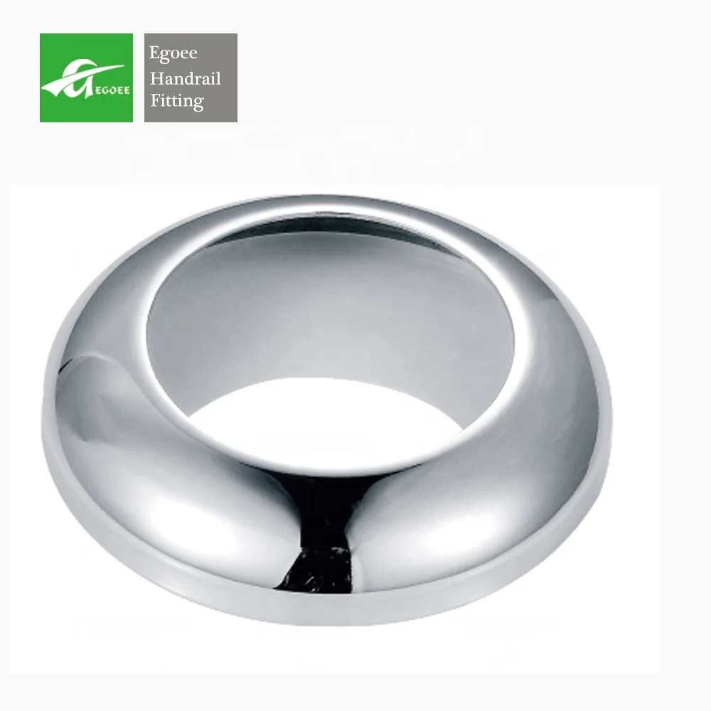 Stainless Steel Balcony Railing Fence Post Pole Base Cover for Hotel Pillar Concealment