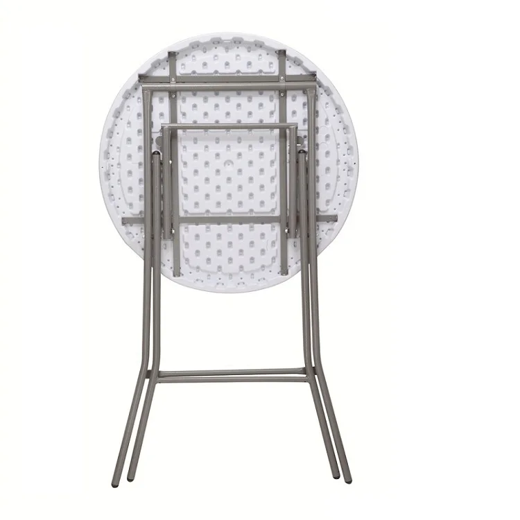 Диаметр 80 см высокий пластиковый круглый коктейльный складной коктейльный стол