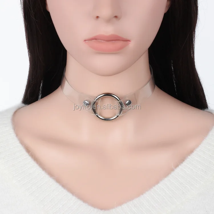 O Ring Clear Chic Buckle Collar Necklace Punk Gothic Leather Heart Spike Rivet Choker Necklace Buy Leather O Ring Necklace O Ring Necklace Leather O Ring Choker Necklace Product On Alibaba Com