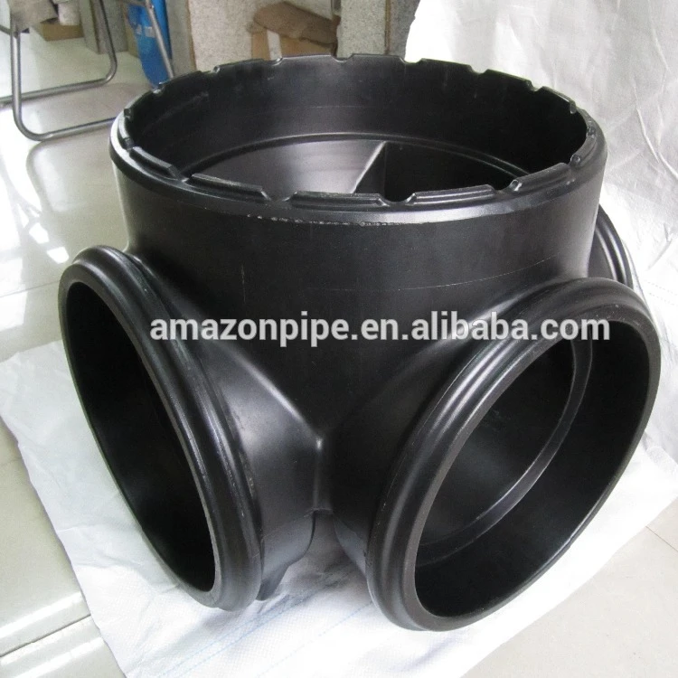 Supply HDPE Corrugated Drainage Pipe Connection Fitting Inspection Manhole Union