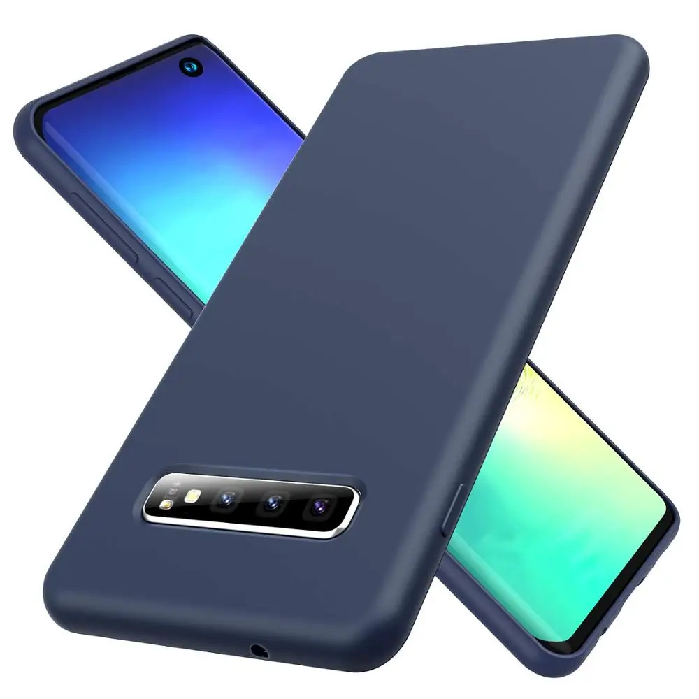Liquid Silicon Mobile Back Cover for C9 Pro Samsung Galaxy S10 hp V11 V20 Pro V29 5g V27 Y11 vivo Y27s Y20 Y31 Y12s Phone Case