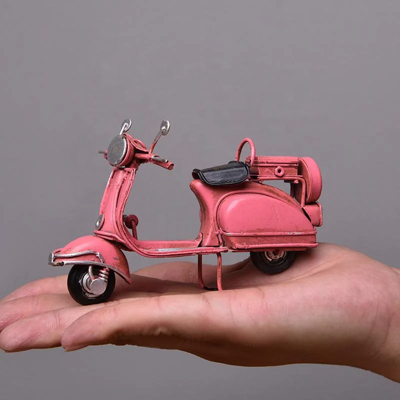 
Античное металлическое ремесло, украшение для дома, винтажный скутер, детская игрушка на день рождения, подарки, креативные поделки для дома, паба, офиса, украшение 