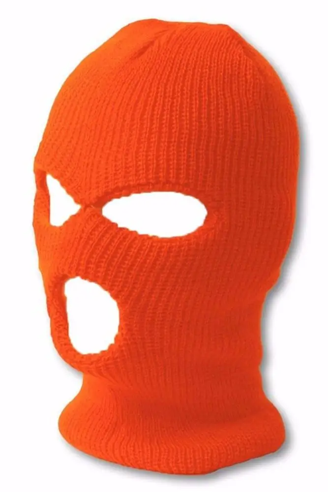 Лыжная маска на заказ с 3 отверстиями, теплая маска для лица, вязаная Балаклава, зимняя шапка, шапка с индивидуальным лейблом на открытом воздухе, мужская шапка