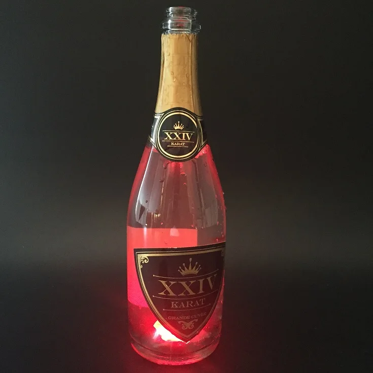 Со светодиодной подсветкой Бутылка светодиодные бутылки шампанского, винного стакана, дно