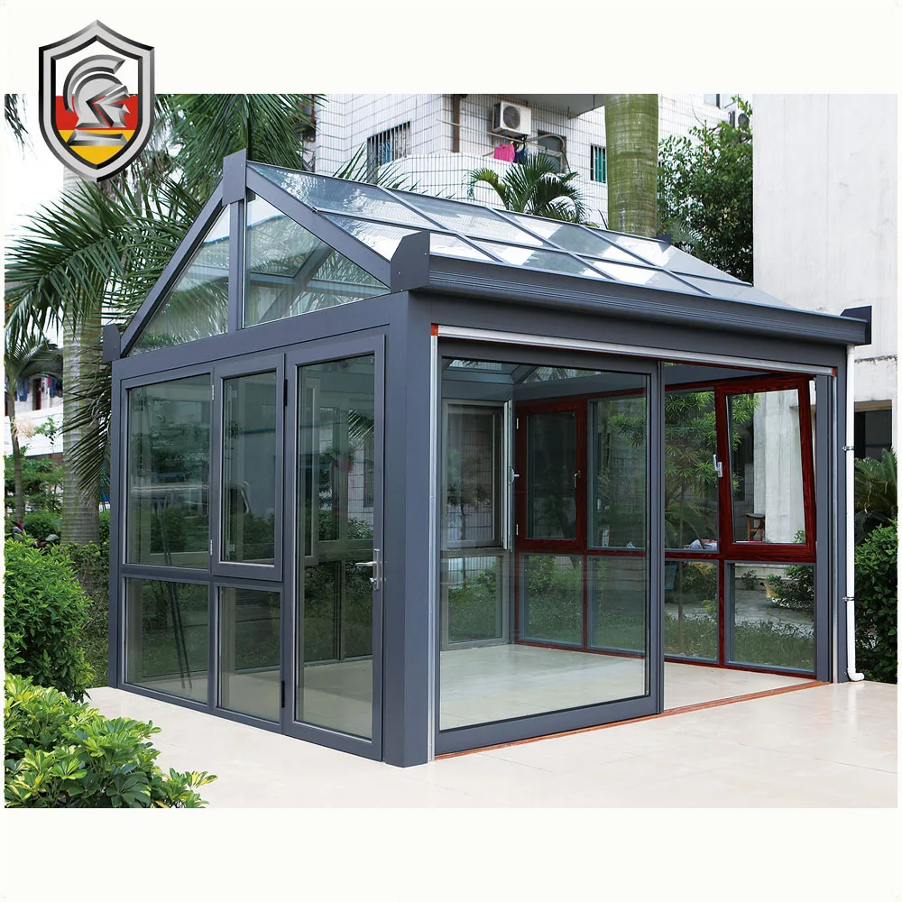 Prefabricated Aluminum Glass House Veranda Sunroom and Winter Garden